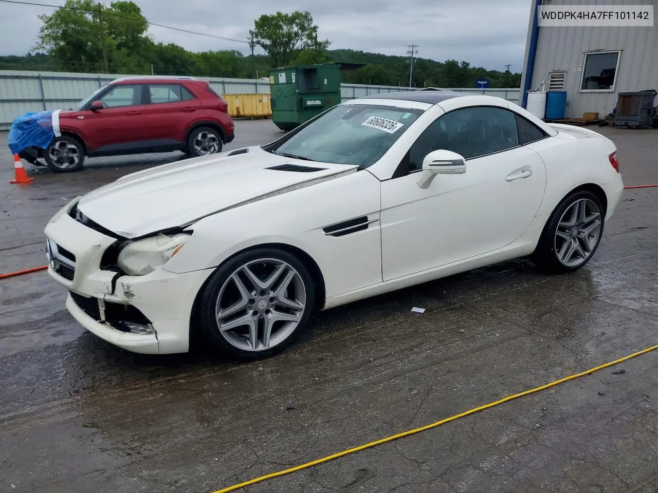 2015 Mercedes-Benz Slk 250 VIN: WDDPK4HA7FF101142 Lot: 60606326