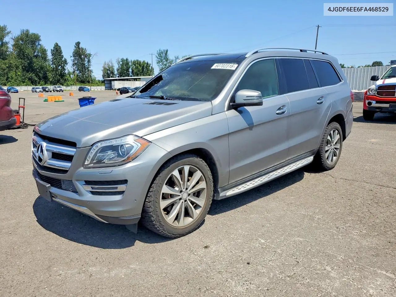 2015 Mercedes-Benz Gl 450 4Matic VIN: 4JGDF6EE6FA468529 Lot: 60702316