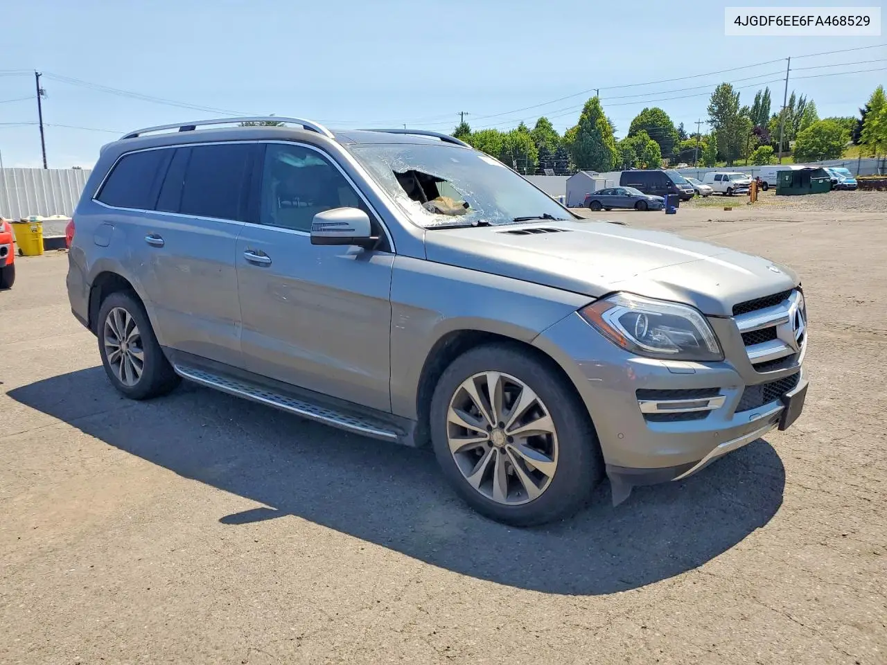 2015 Mercedes-Benz Gl 450 4Matic VIN: 4JGDF6EE6FA468529 Lot: 60702316