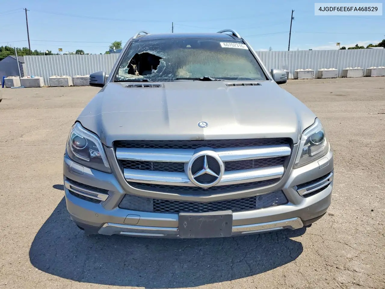 2015 Mercedes-Benz Gl 450 4Matic VIN: 4JGDF6EE6FA468529 Lot: 60702316