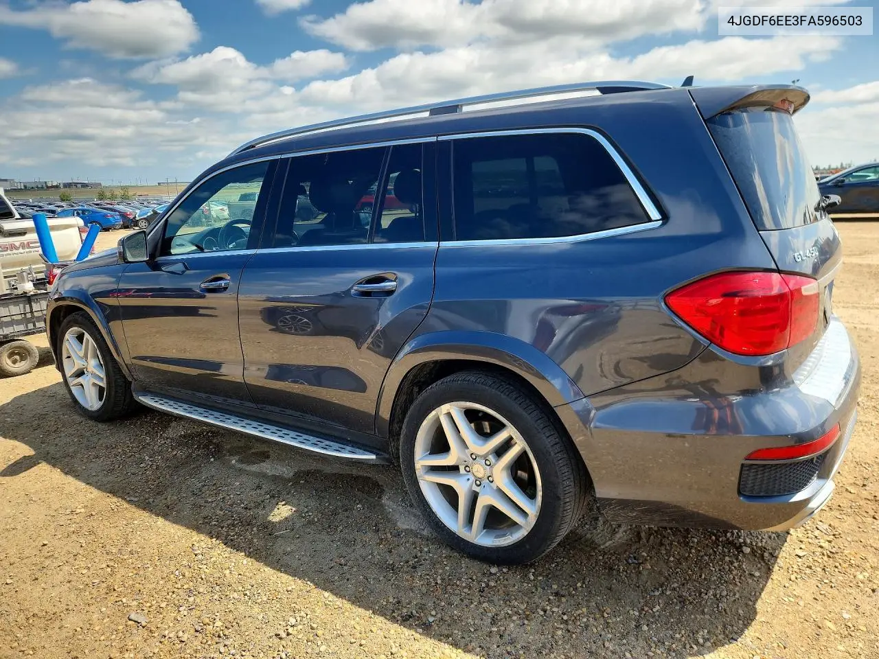 2015 Mercedes-Benz Gl 450 4Matic VIN: 4JGDF6EE3FA596503 Lot: 60853826