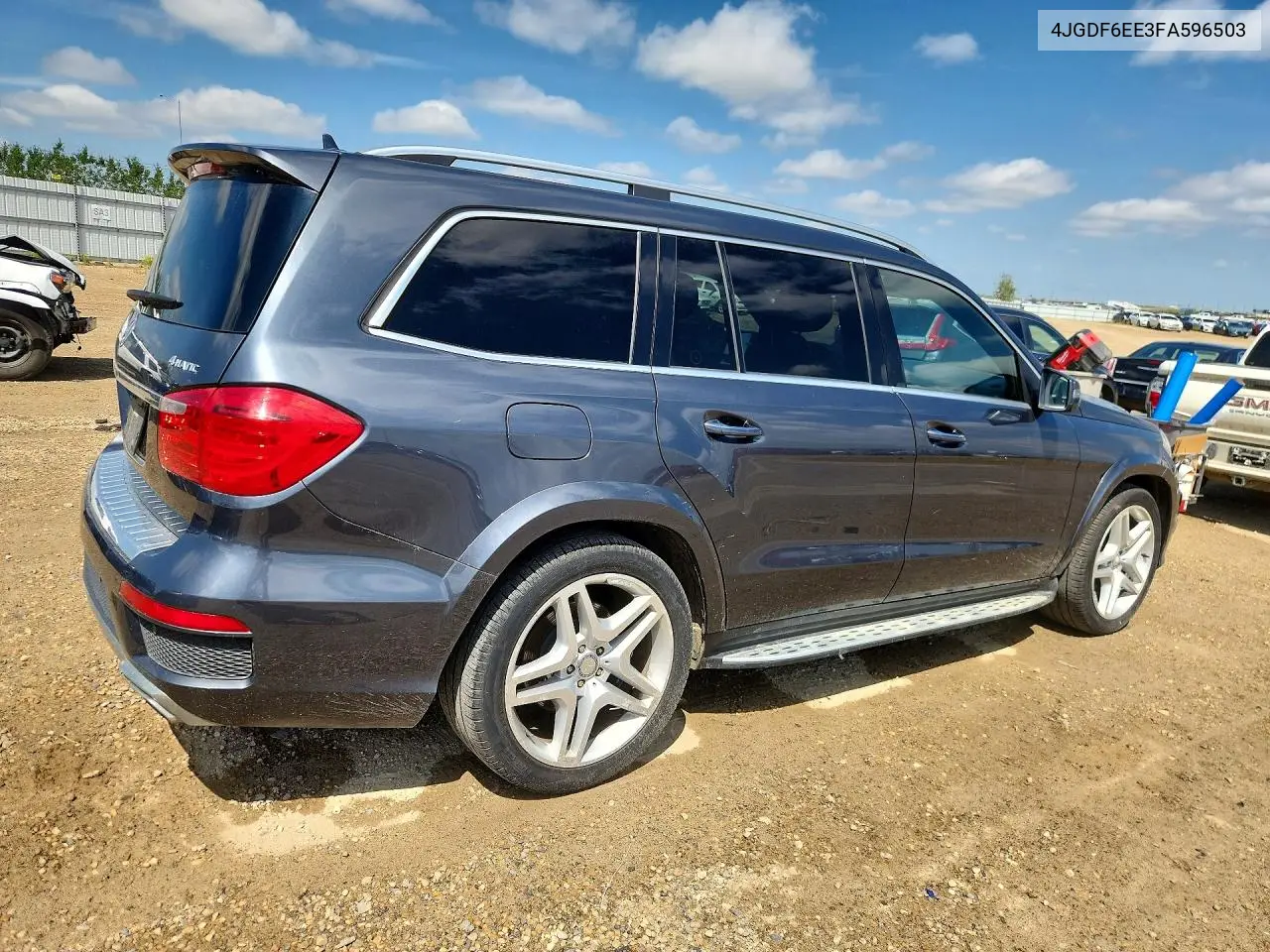2015 Mercedes-Benz Gl 450 4Matic VIN: 4JGDF6EE3FA596503 Lot: 60853826