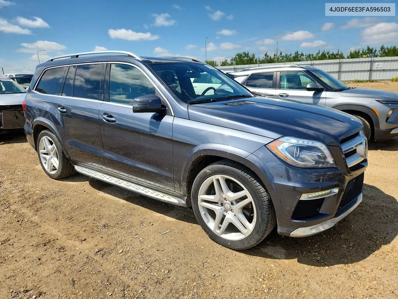 2015 Mercedes-Benz Gl 450 4Matic VIN: 4JGDF6EE3FA596503 Lot: 60853826