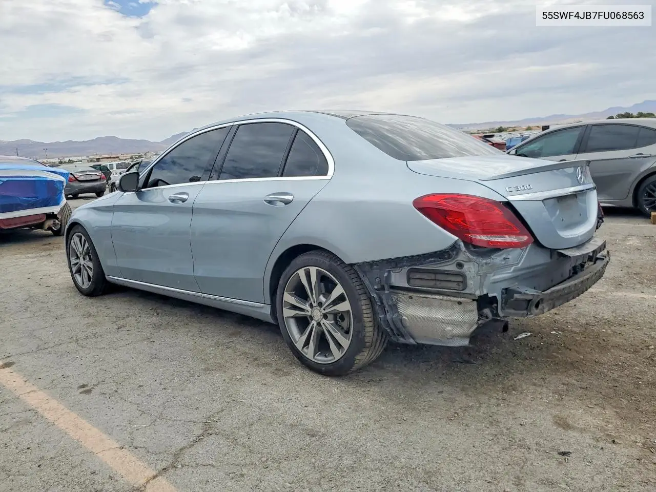 2015 Mercedes-Benz C 300 VIN: 55SWF4JB7FU068563 Lot: 61342616