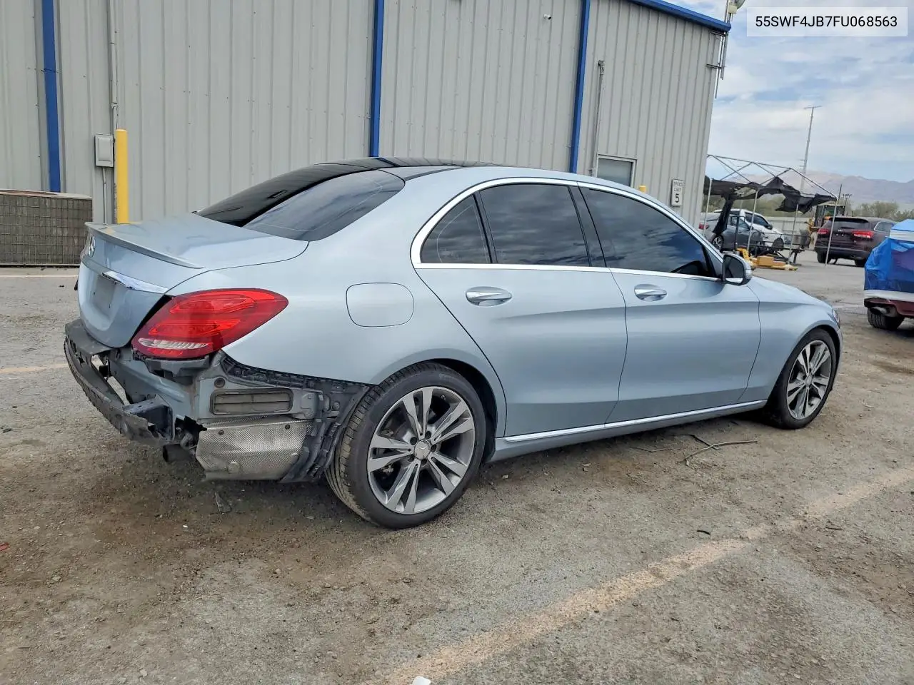 2015 Mercedes-Benz C 300 VIN: 55SWF4JB7FU068563 Lot: 61342616
