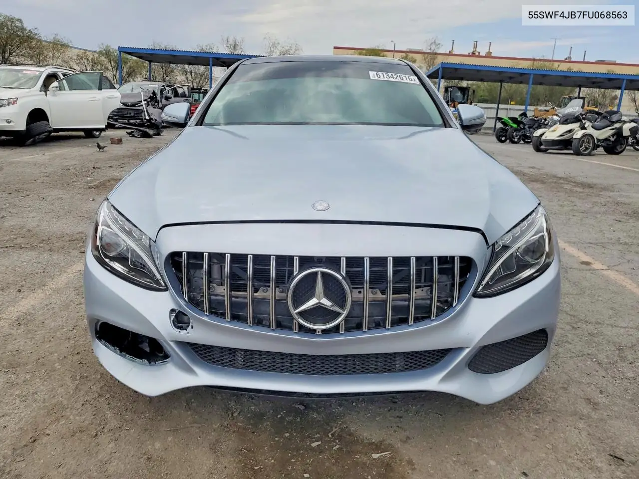 2015 Mercedes-Benz C 300 VIN: 55SWF4JB7FU068563 Lot: 61342616