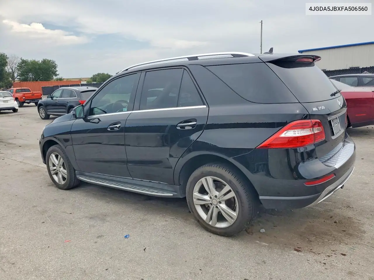 2015 Mercedes-Benz Ml 350 VIN: 4JGDA5JBXFA506560 Lot: 62005046
