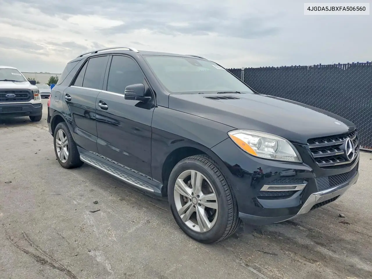 2015 Mercedes-Benz Ml 350 VIN: 4JGDA5JBXFA506560 Lot: 62005046