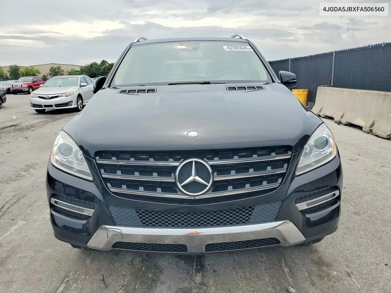 2015 Mercedes-Benz Ml 350 VIN: 4JGDA5JBXFA506560 Lot: 62005046