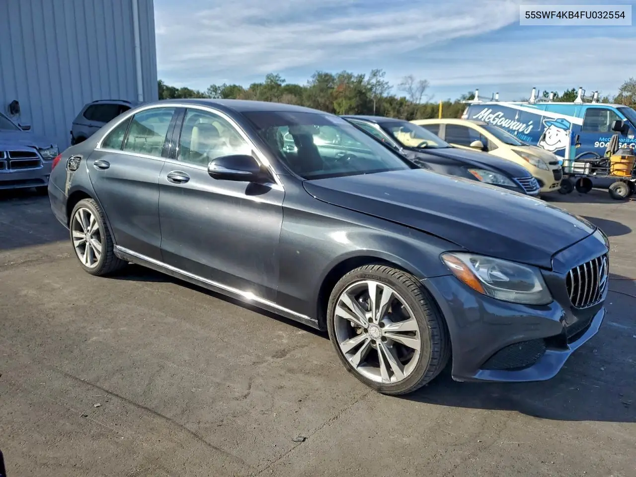 55SWF4KB4FU032554 2015 Mercedes-Benz C 300 4Matic