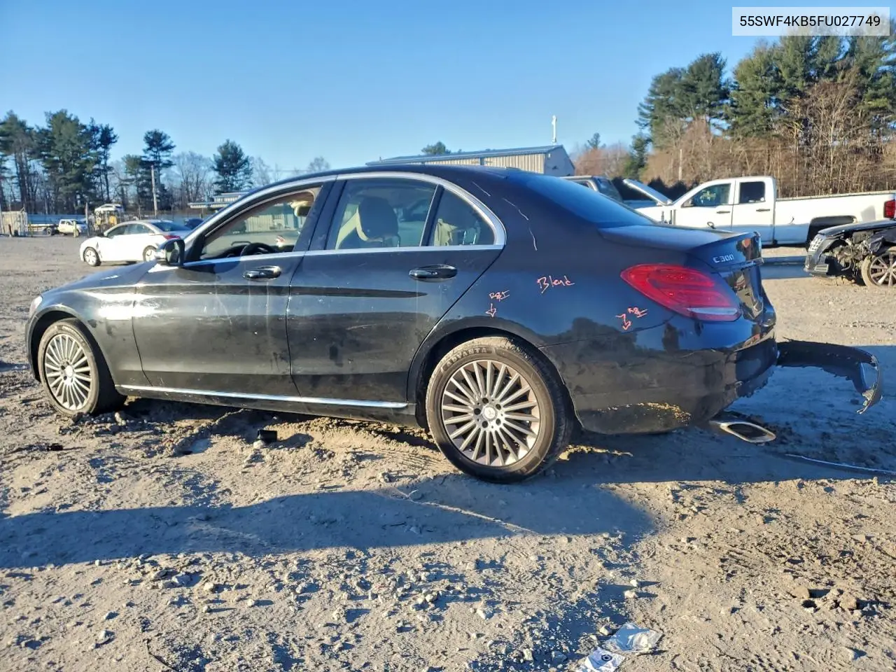 55SWF4KB5FU027749 2015 Mercedes-Benz C 300 4Matic