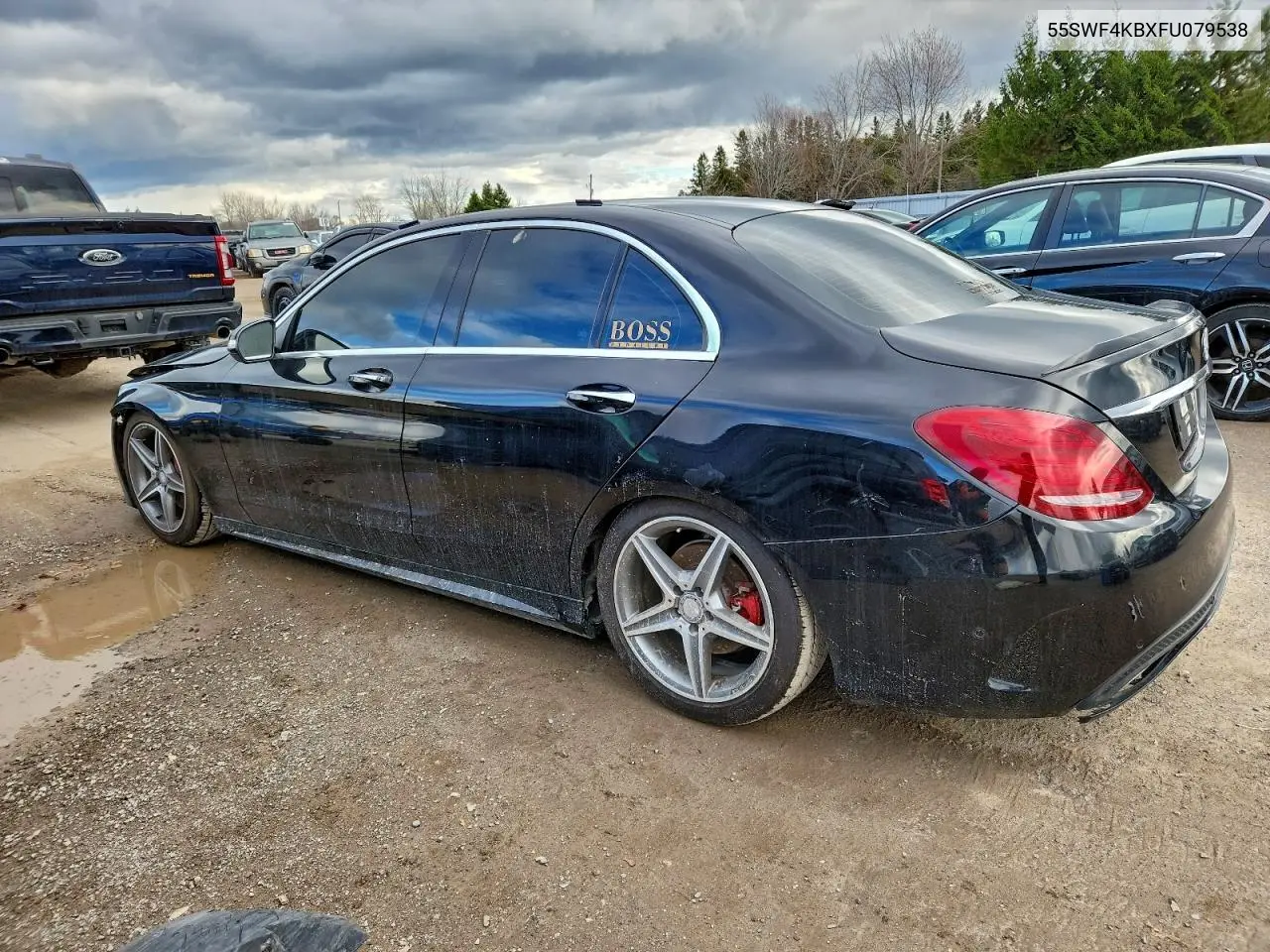 55SWF4KBXFU079538 2015 Mercedes-Benz C 300 4Matic