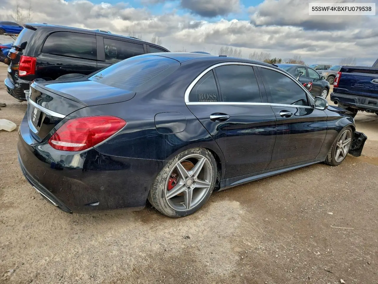 55SWF4KBXFU079538 2015 Mercedes-Benz C 300 4Matic