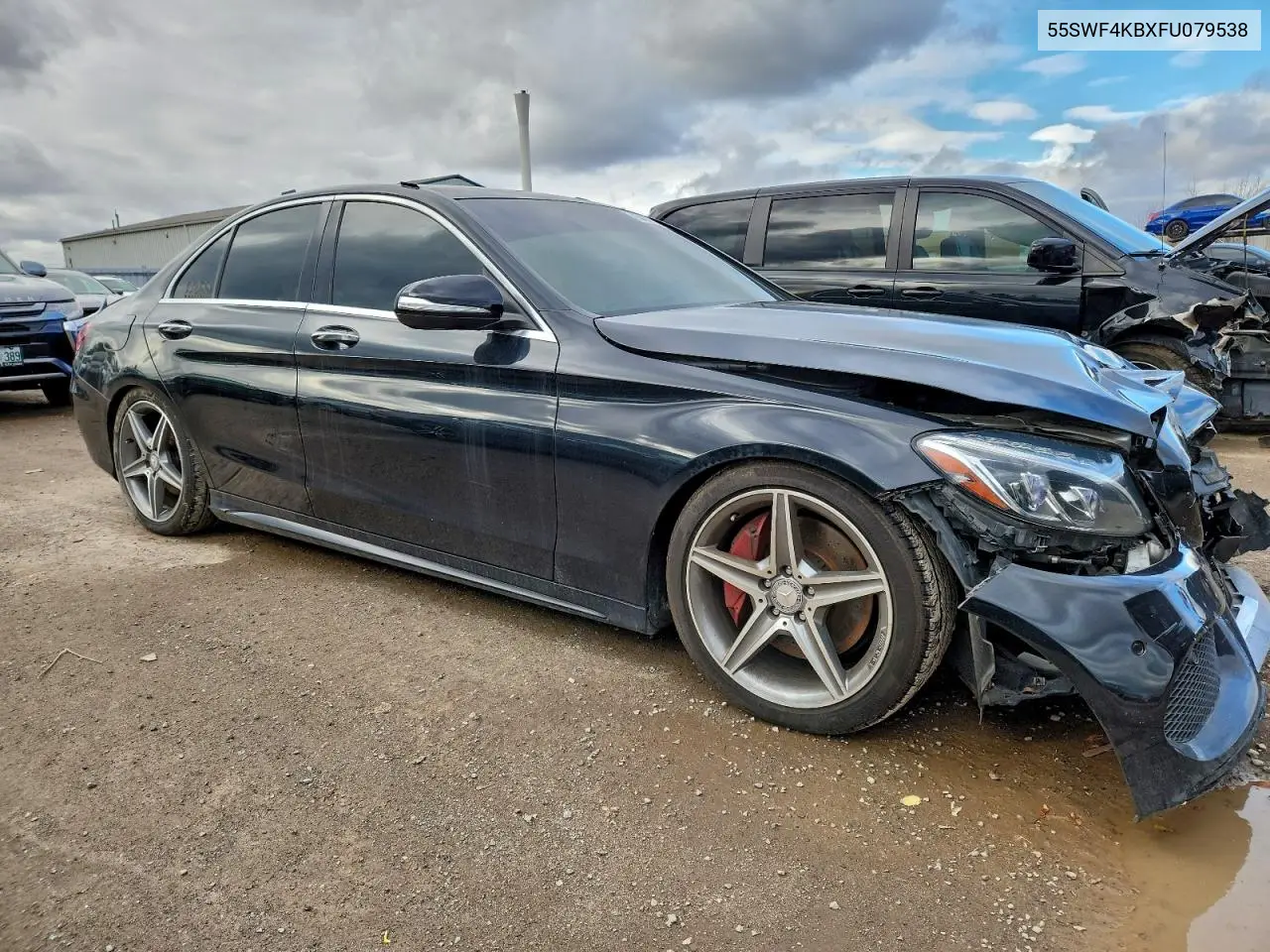 55SWF4KBXFU079538 2015 Mercedes-Benz C 300 4Matic