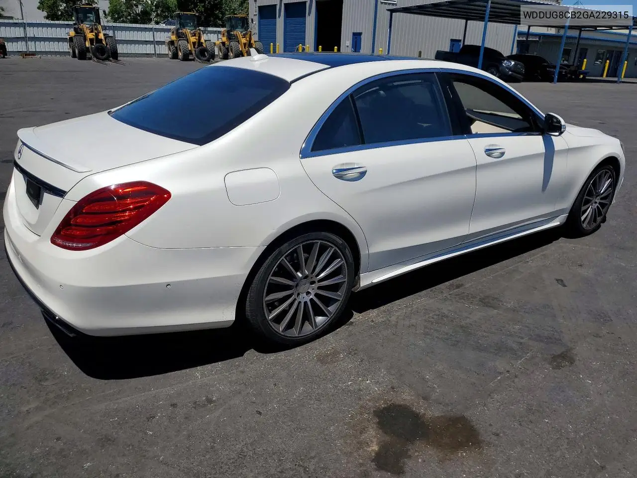 2016 Mercedes-Benz S 550 VIN: WDDUG8CB2GA229315 Lot: 52723126