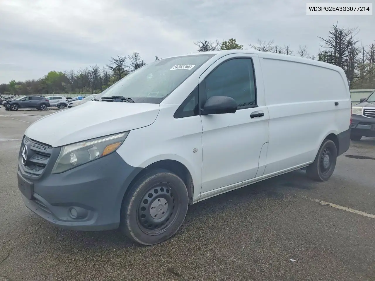 2016 Mercedes-Benz Metris VIN: WD3PG2EA3G3077214 Lot: 54562766