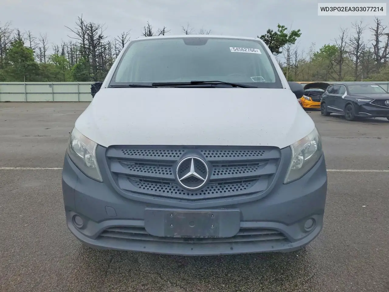 2016 Mercedes-Benz Metris VIN: WD3PG2EA3G3077214 Lot: 54562766
