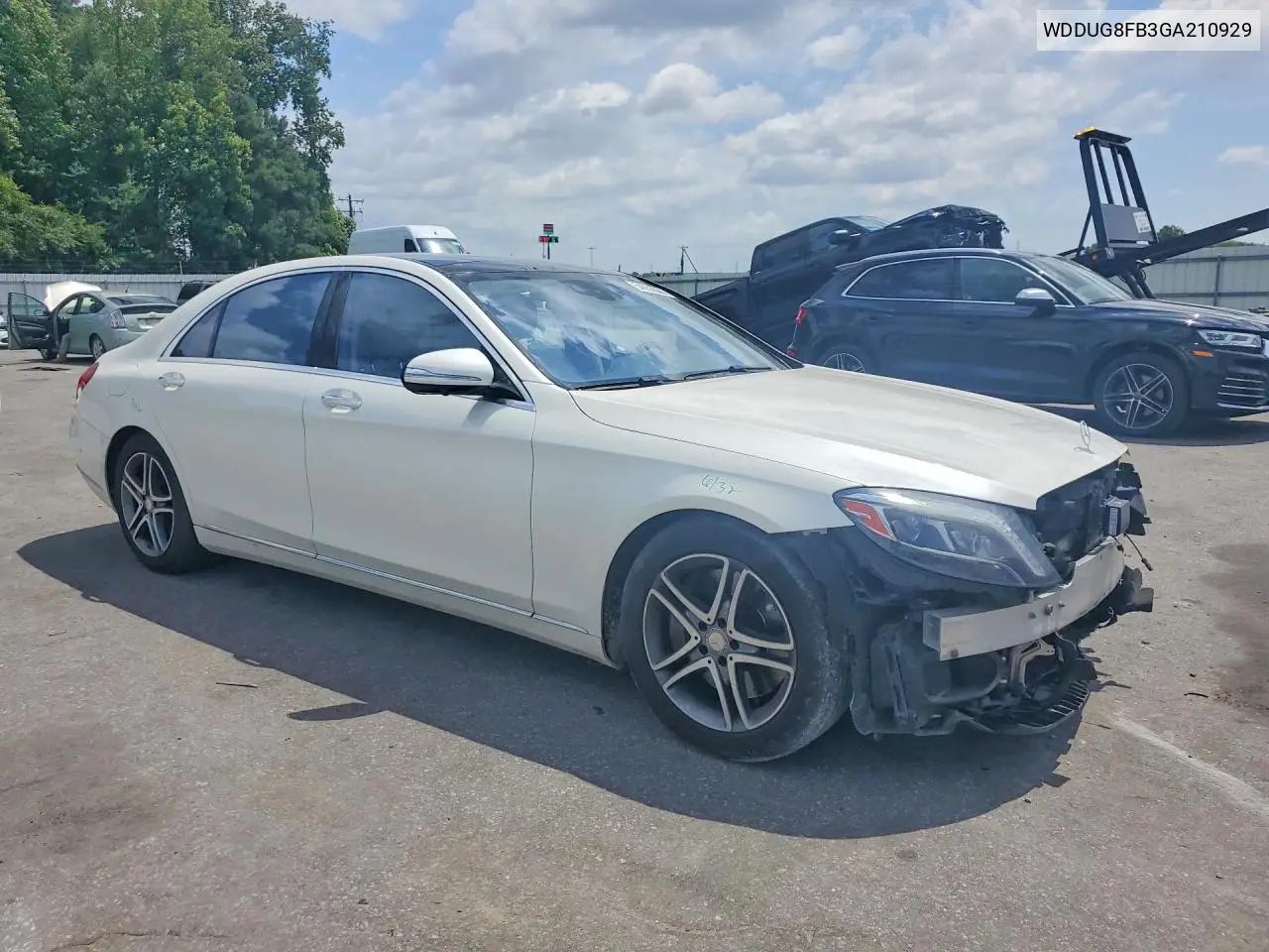 2016 Mercedes-Benz S 550 4Matic VIN: WDDUG8FB3GA210929 Lot: 54858886