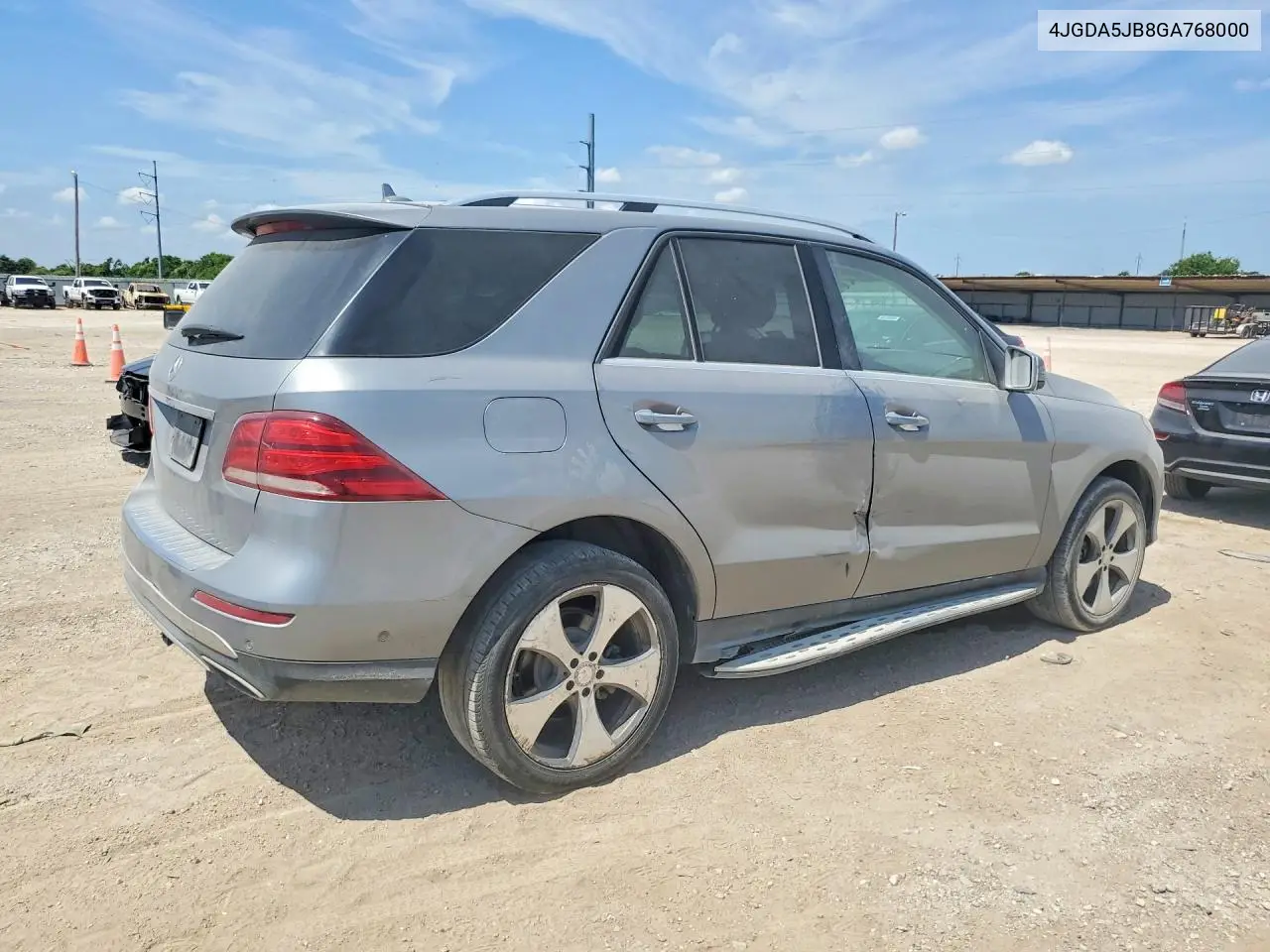 2016 Mercedes-Benz Gle 350 VIN: 4JGDA5JB8GA768000 Lot: 55178356