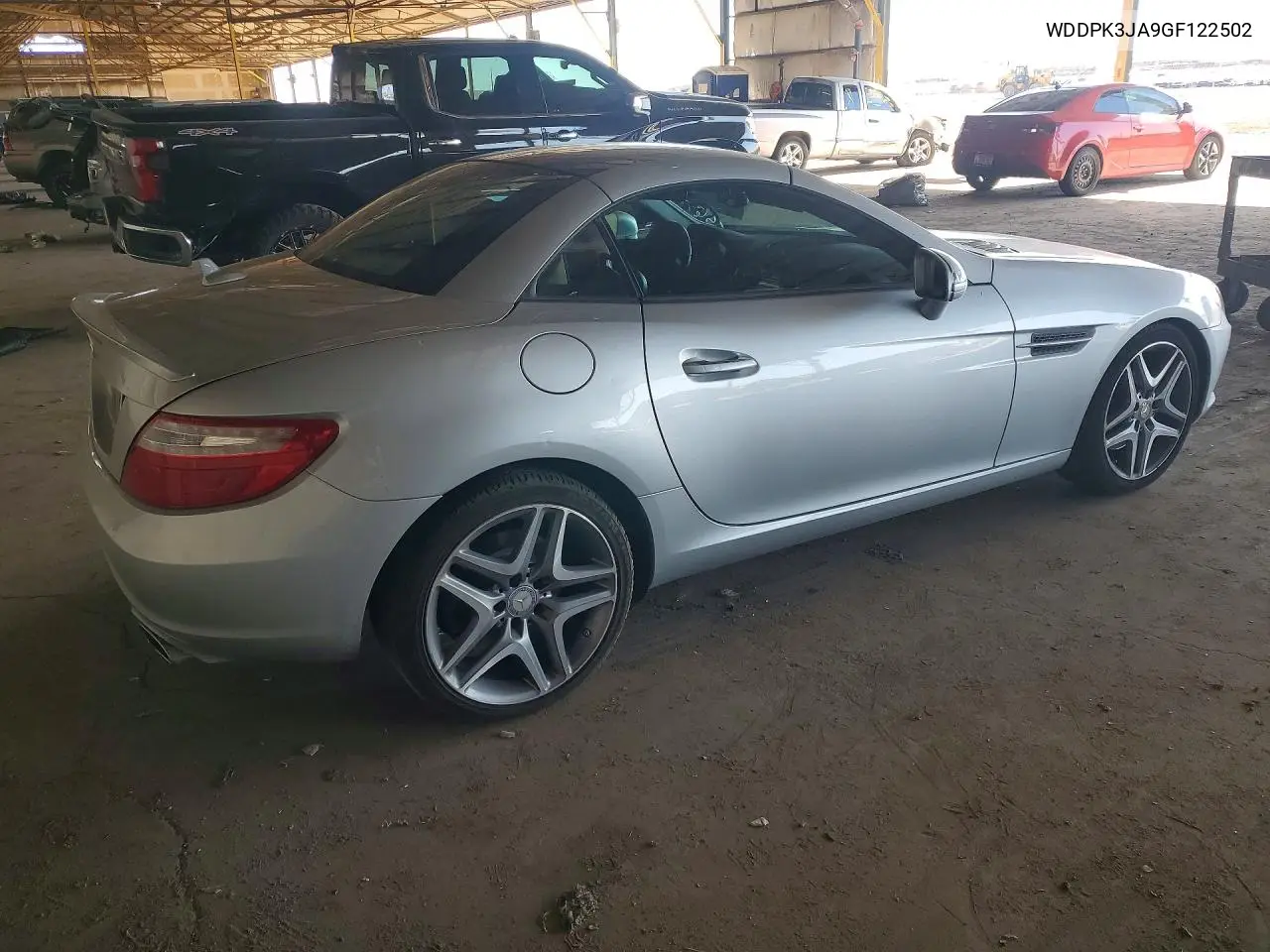 2016 Mercedes-Benz Slk 300 VIN: WDDPK3JA9GF122502 Lot: 55633696