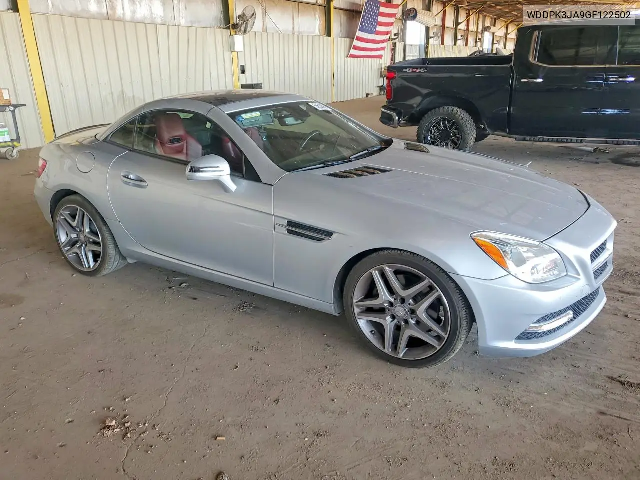2016 Mercedes-Benz Slk 300 VIN: WDDPK3JA9GF122502 Lot: 55633696