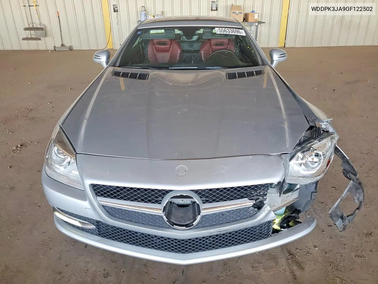 2016 Mercedes-Benz Slk 300 VIN: WDDPK3JA9GF122502 Lot: 55633696