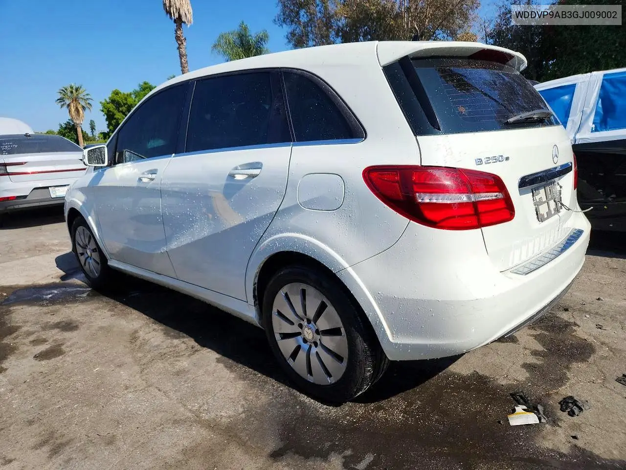 2016 Mercedes-Benz B 250E VIN: WDDVP9AB3GJ009002 Lot: 55671206