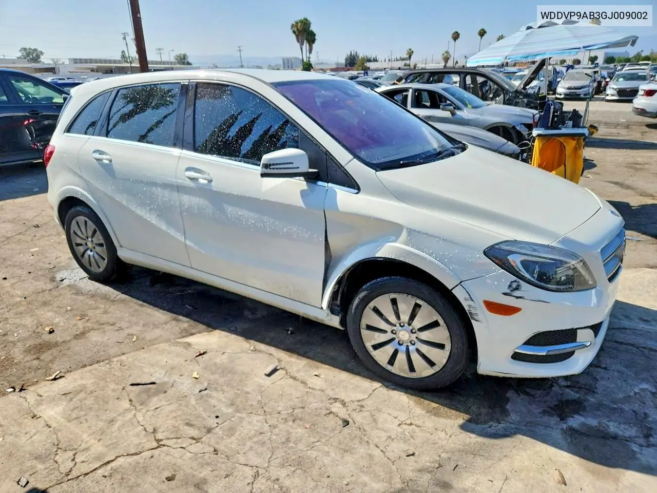2016 Mercedes-Benz B 250E VIN: WDDVP9AB3GJ009002 Lot: 55671206