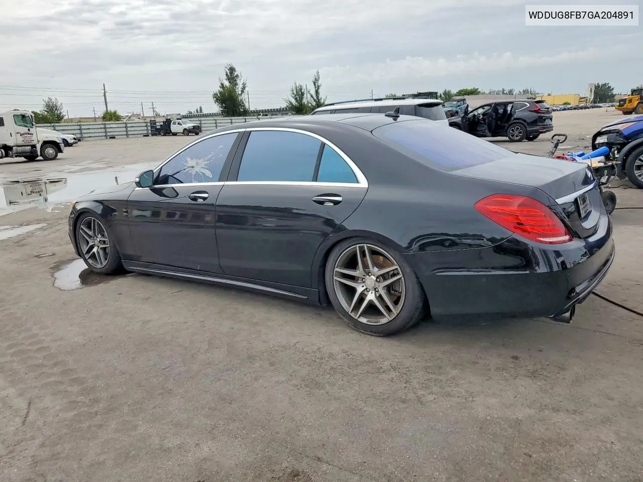 2016 Mercedes-Benz S 550 4Matic VIN: WDDUG8FB7GA204891 Lot: 56117286