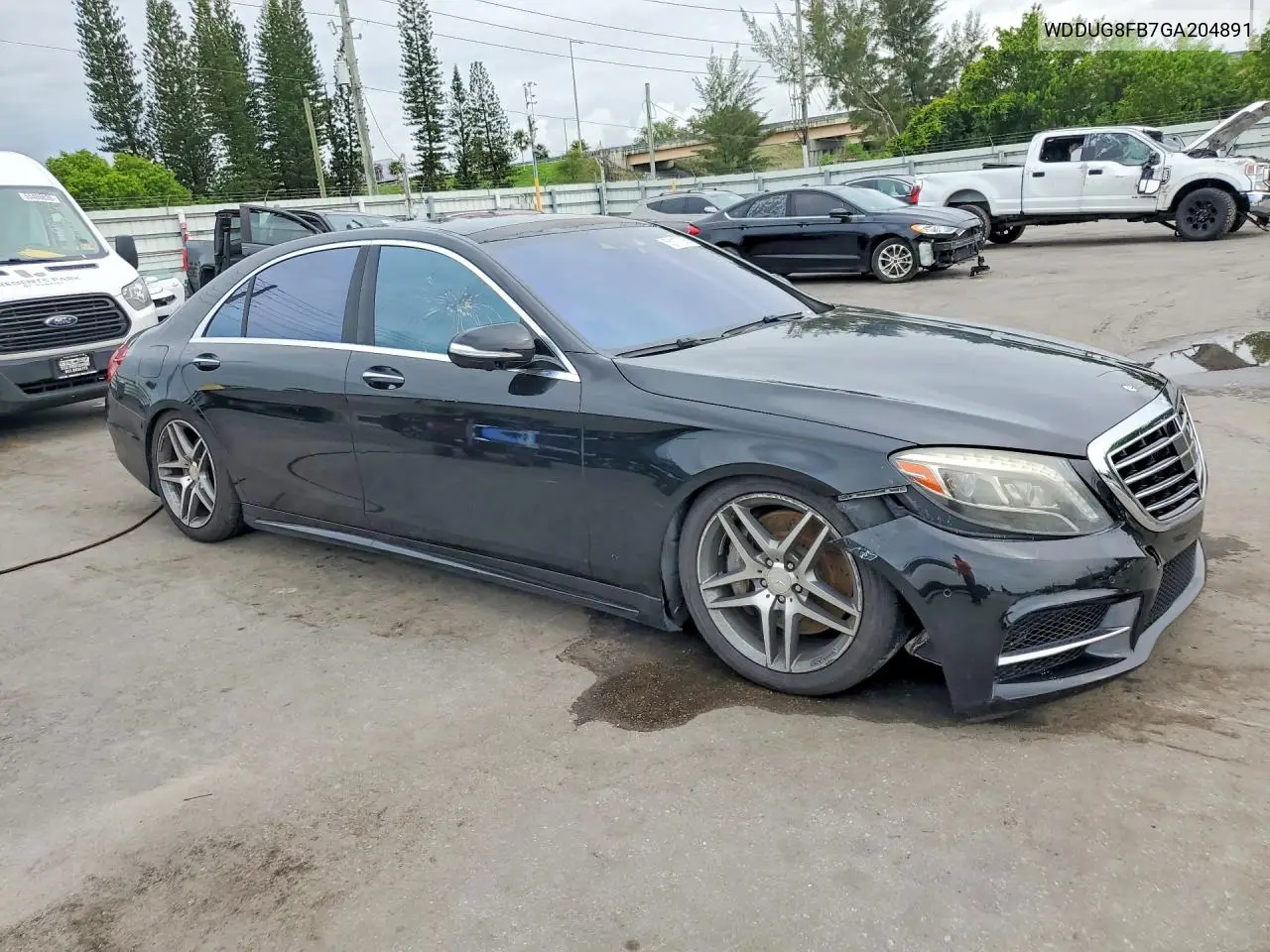 2016 Mercedes-Benz S 550 4Matic VIN: WDDUG8FB7GA204891 Lot: 56117286
