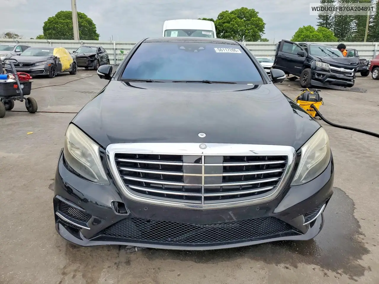 2016 Mercedes-Benz S 550 4Matic VIN: WDDUG8FB7GA204891 Lot: 56117286