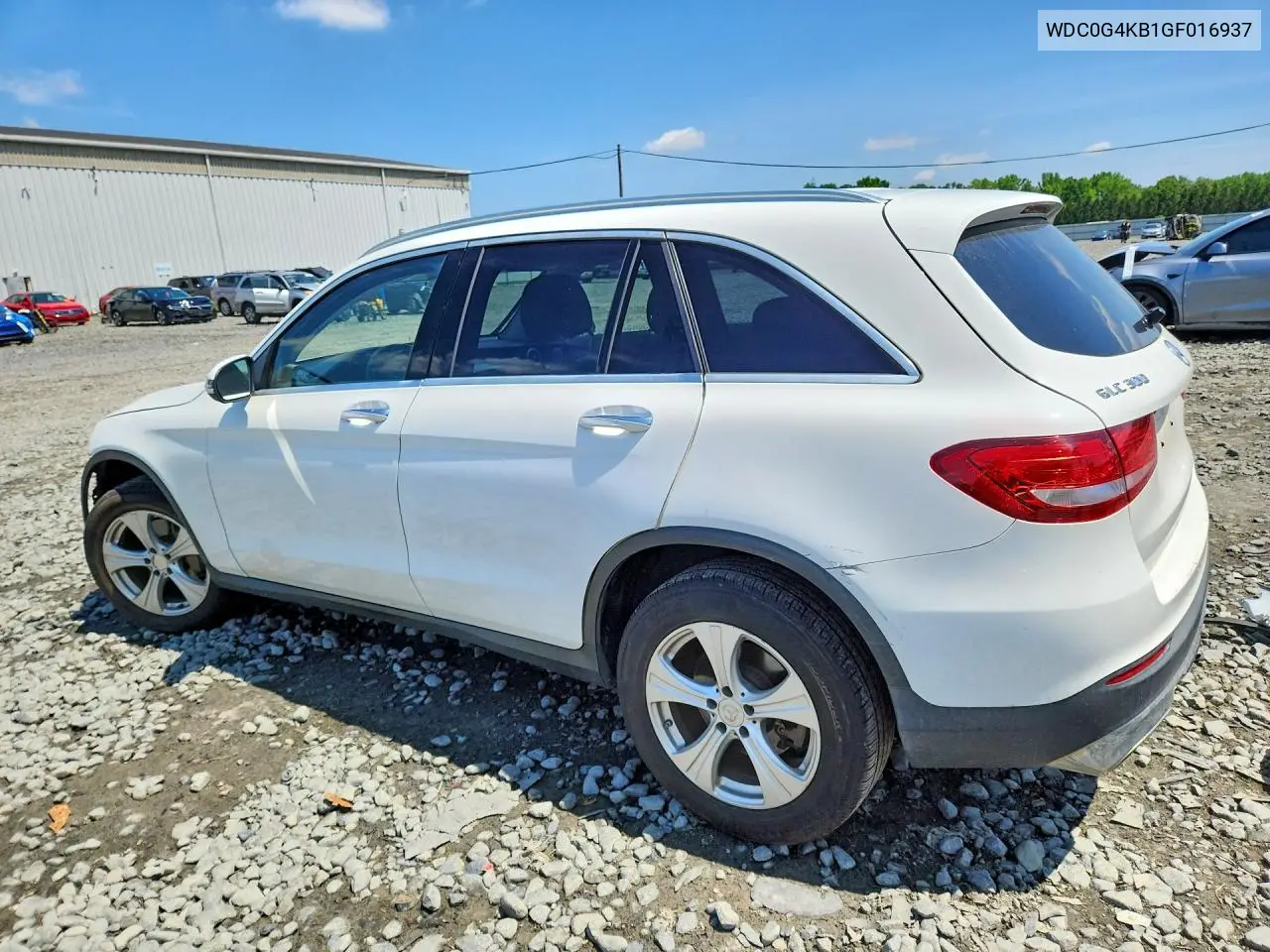 2016 Mercedes-Benz Glc 300 4Matic VIN: WDC0G4KB1GF016937 Lot: 56644236