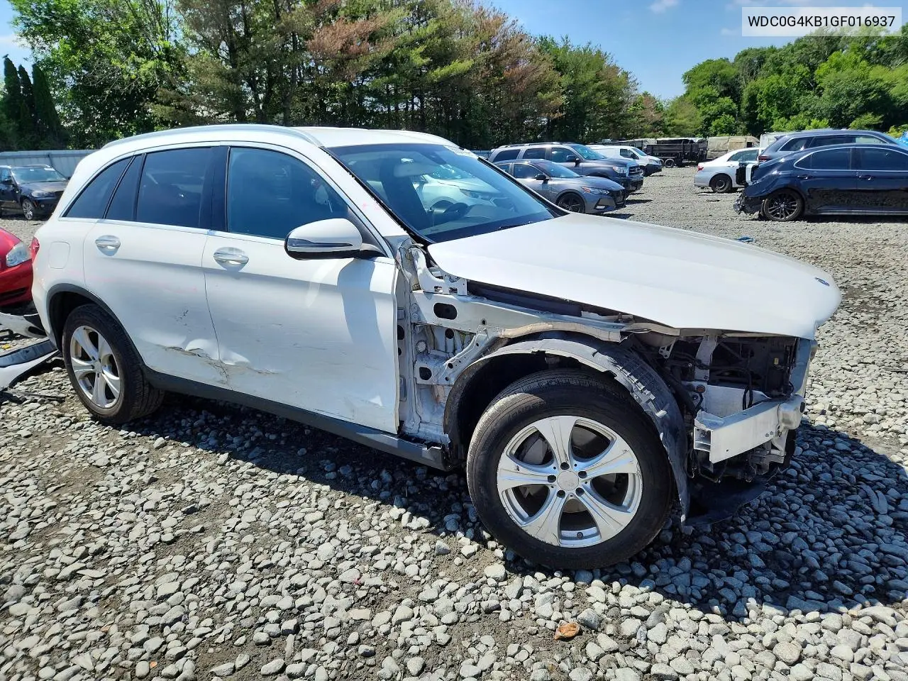 2016 Mercedes-Benz Glc 300 4Matic VIN: WDC0G4KB1GF016937 Lot: 56644236