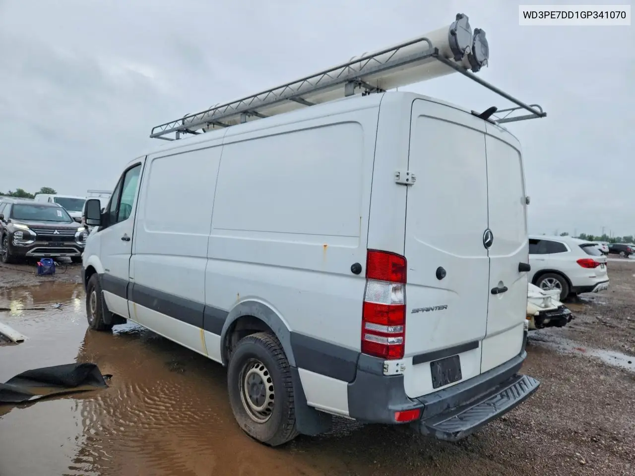 2016 Mercedes-Benz Sprinter 2500 VIN: WD3PE7DD1GP341070 Lot: 56779496
