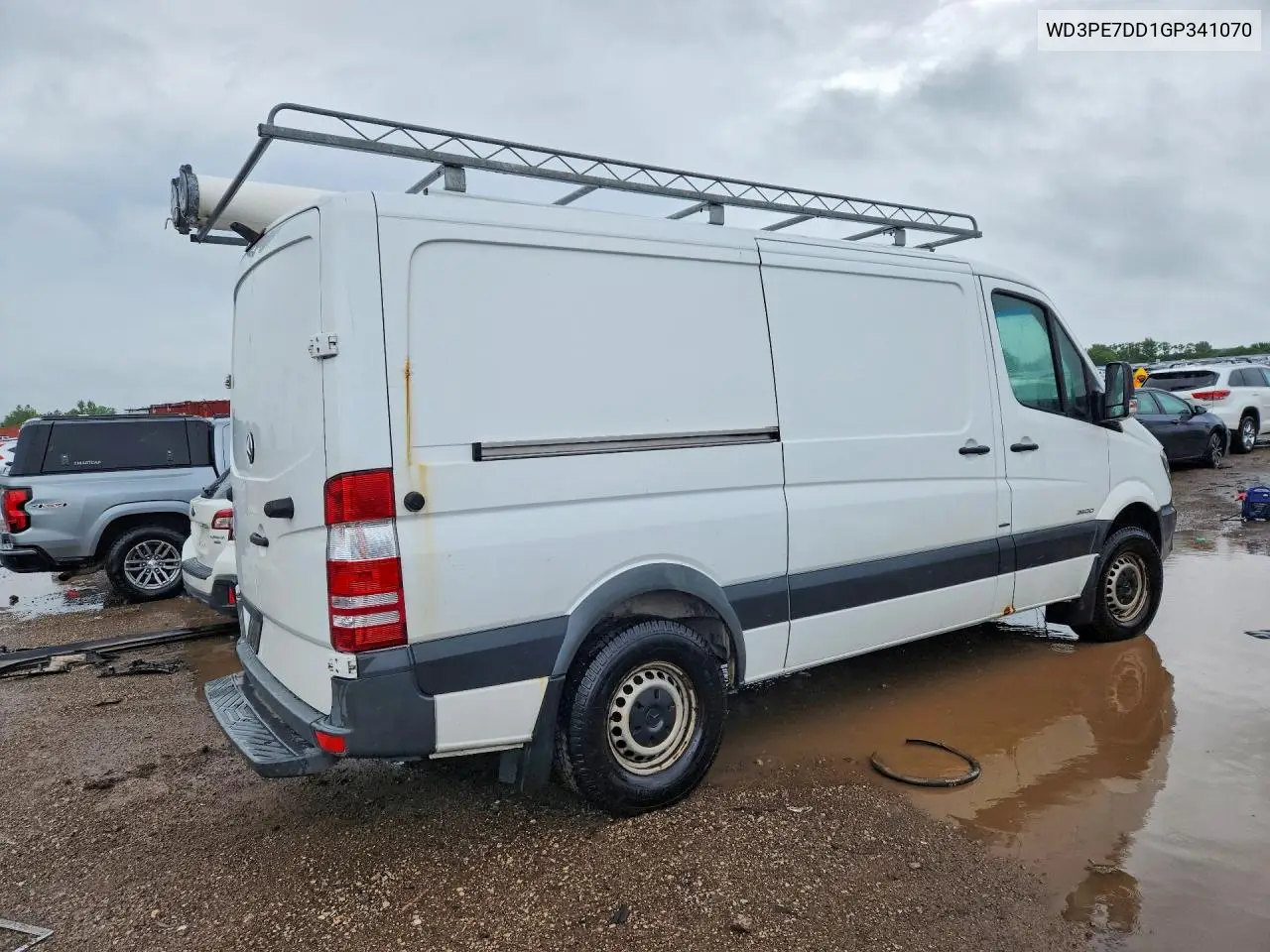 2016 Mercedes-Benz Sprinter 2500 VIN: WD3PE7DD1GP341070 Lot: 56779496