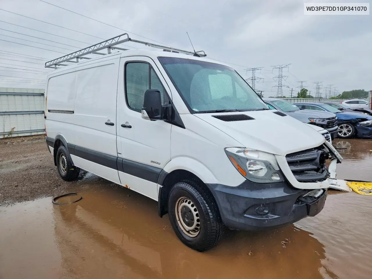 2016 Mercedes-Benz Sprinter 2500 VIN: WD3PE7DD1GP341070 Lot: 56779496