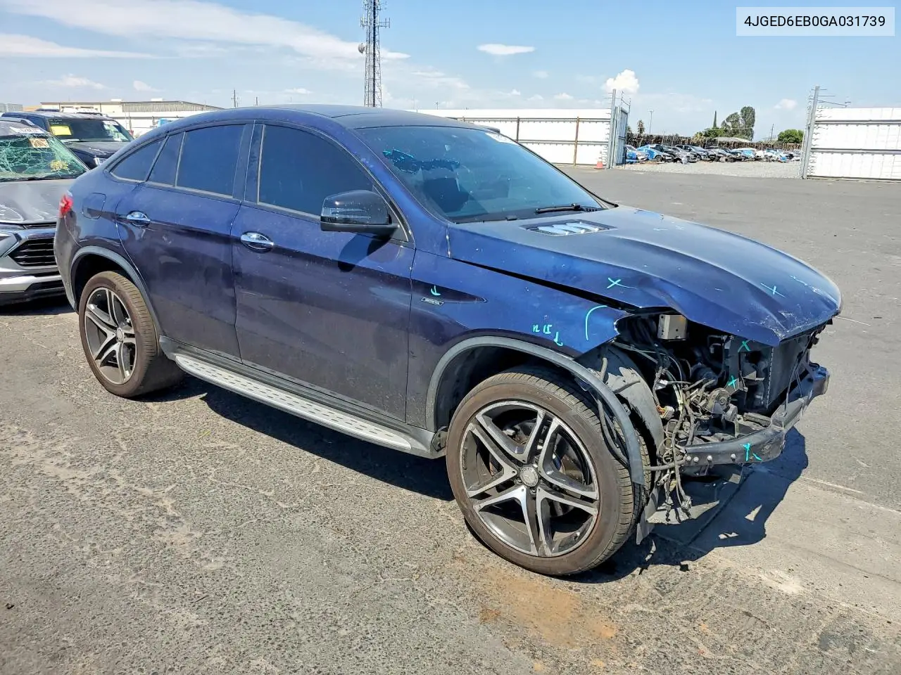 2016 Mercedes-Benz Gle Coupe 450 4Matic VIN: 4JGED6EB0GA031739 Lot: 56837476