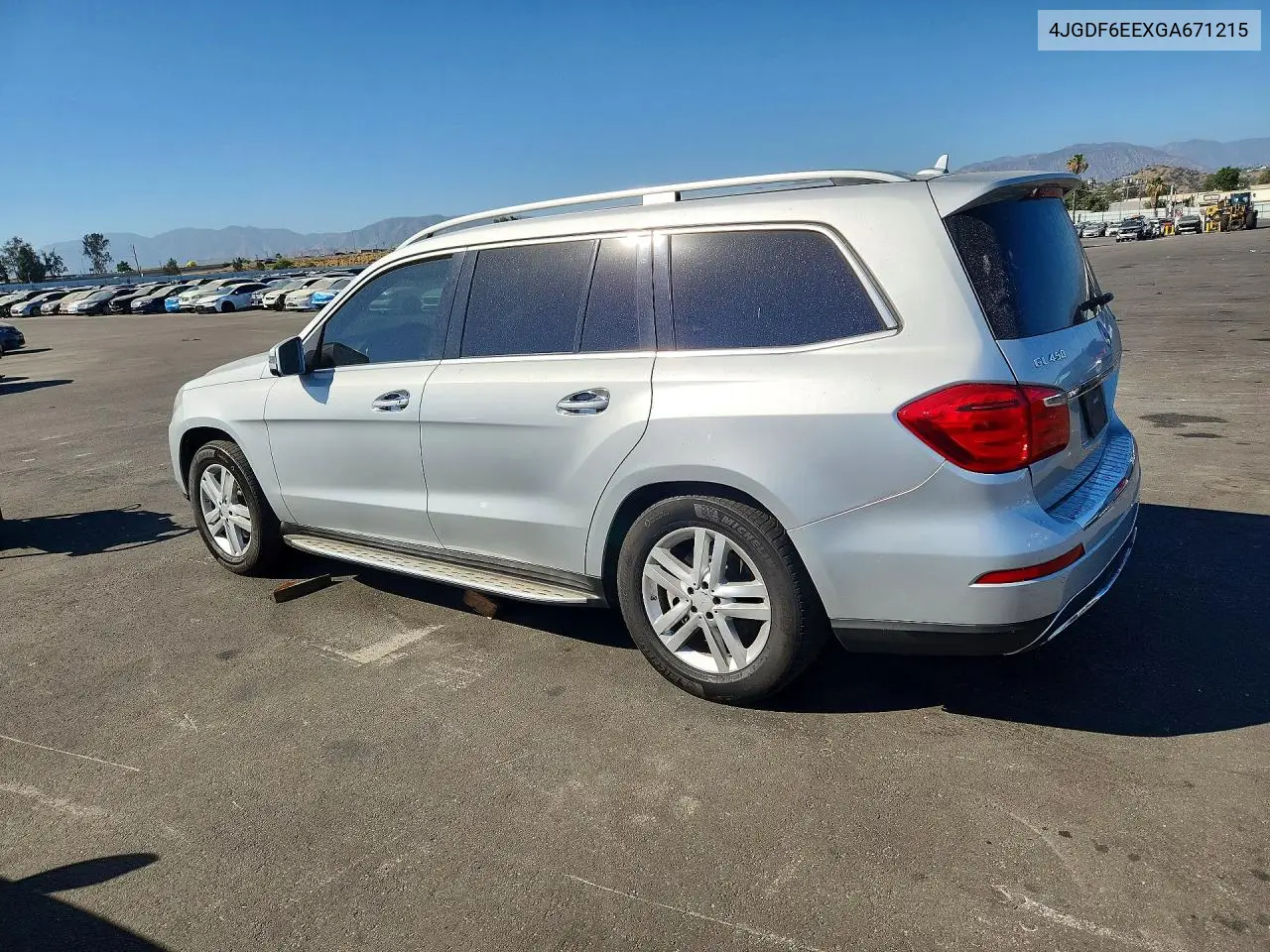 2016 Mercedes-Benz Gl 450 4Matic VIN: 4JGDF6EEXGA671215 Lot: 57087796