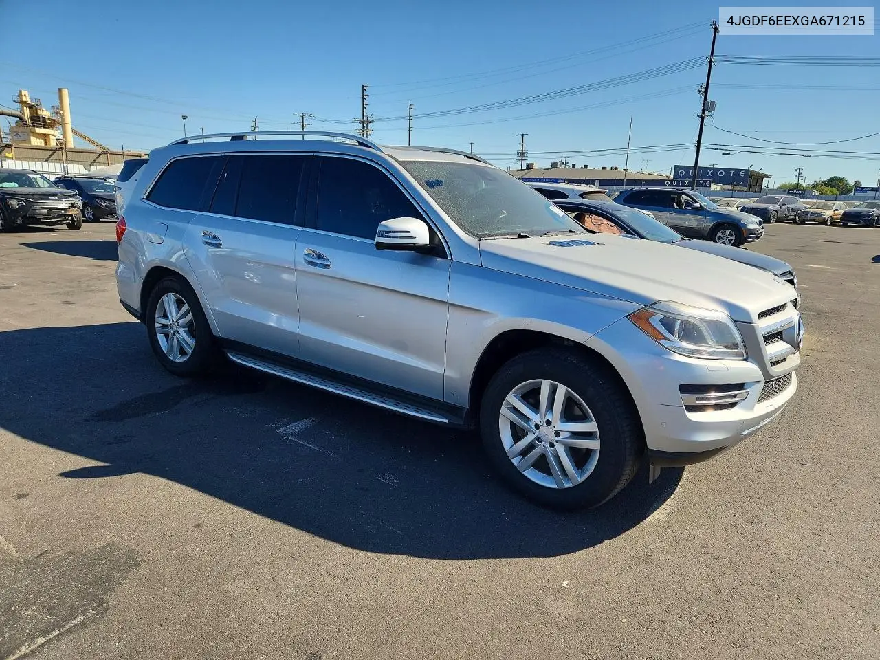 2016 Mercedes-Benz Gl 450 4Matic VIN: 4JGDF6EEXGA671215 Lot: 57087796