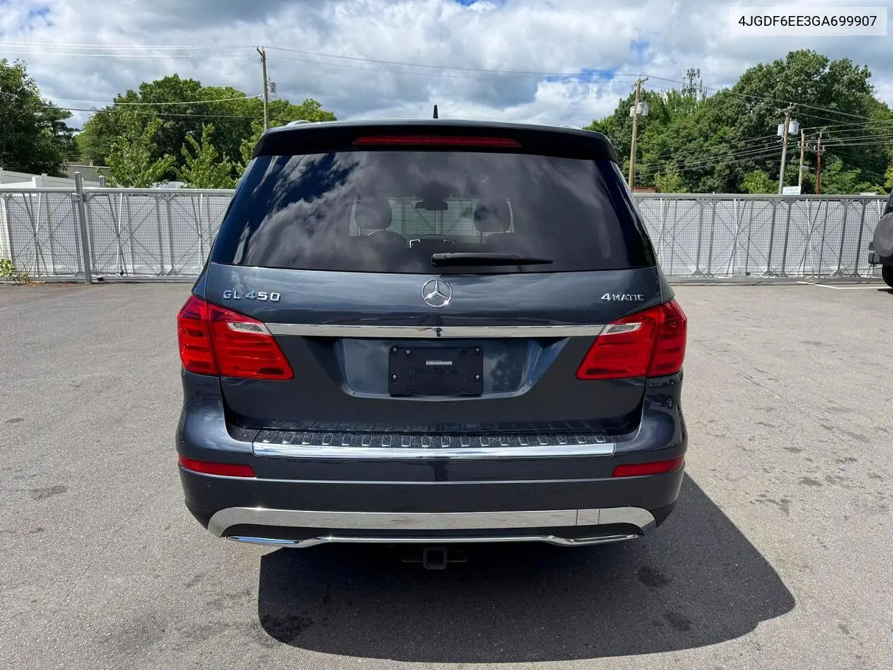 2016 Mercedes-Benz Gl 450 4Matic VIN: 4JGDF6EE3GA699907 Lot: 57746736