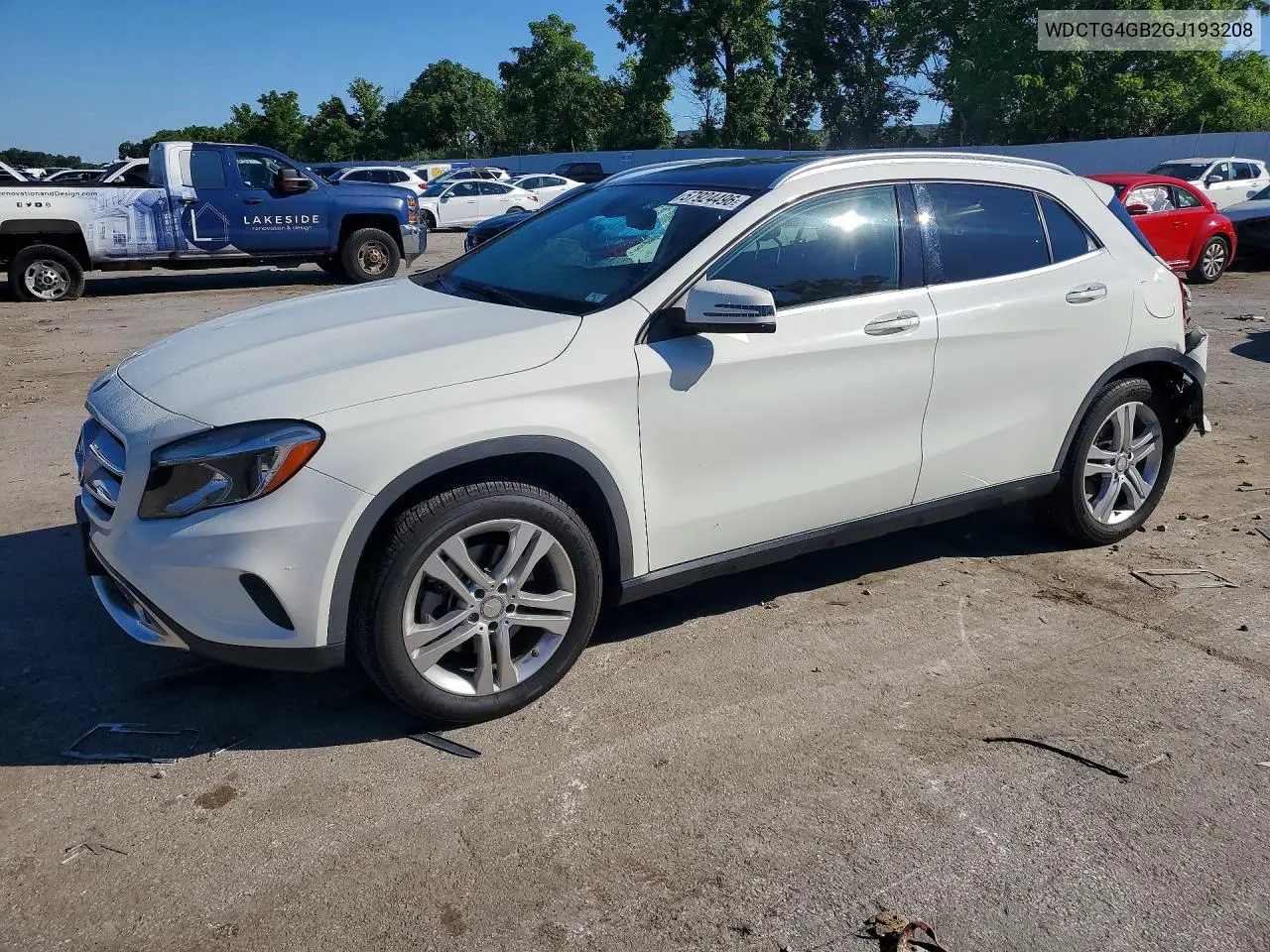 2016 Mercedes-Benz Gla VIN: WDCTG4GB2GJ193208 Lot: 57924496