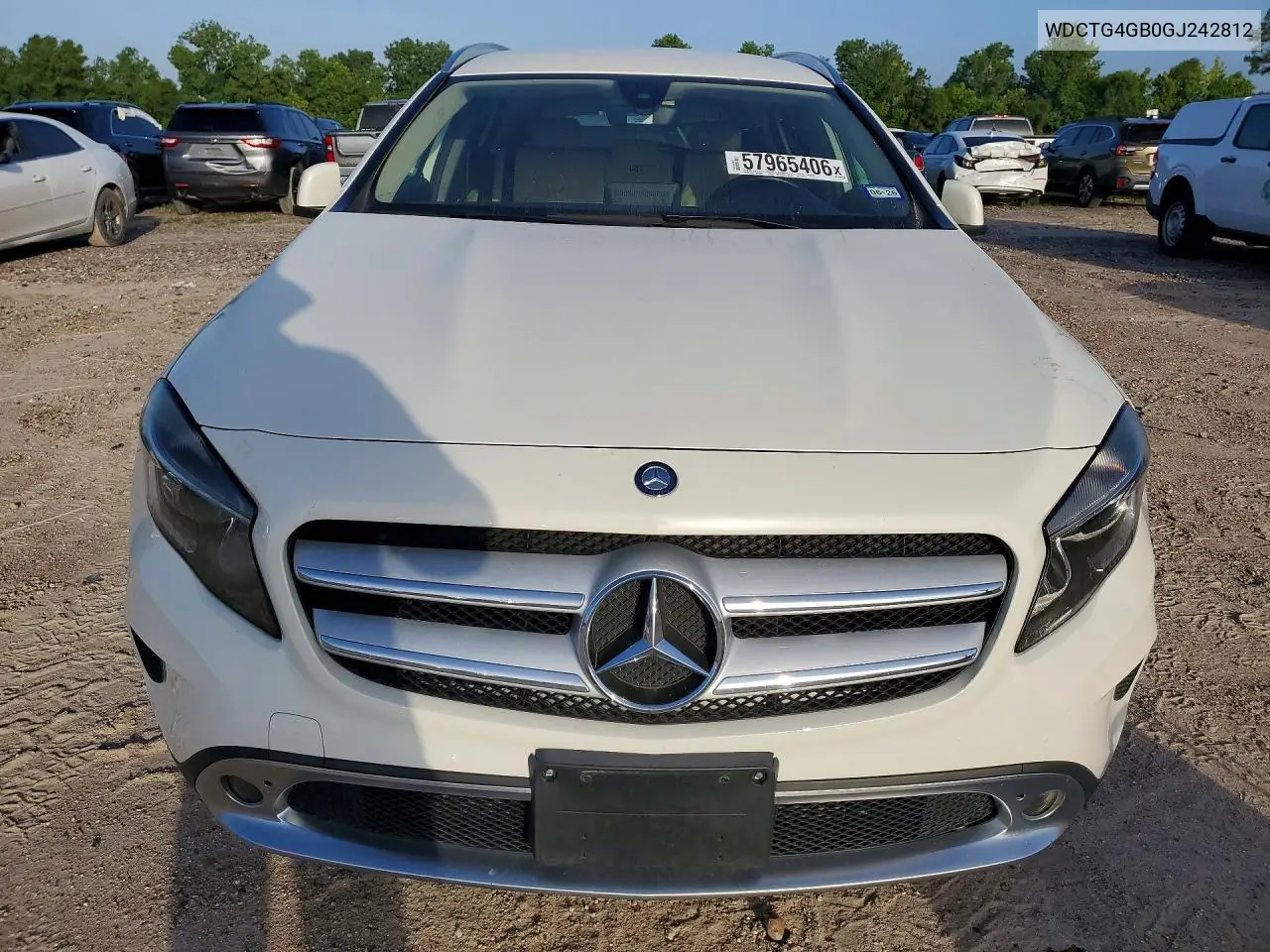 2016 Mercedes-Benz Gla 250 4Matic VIN: WDCTG4GB0GJ242812 Lot: 57965406