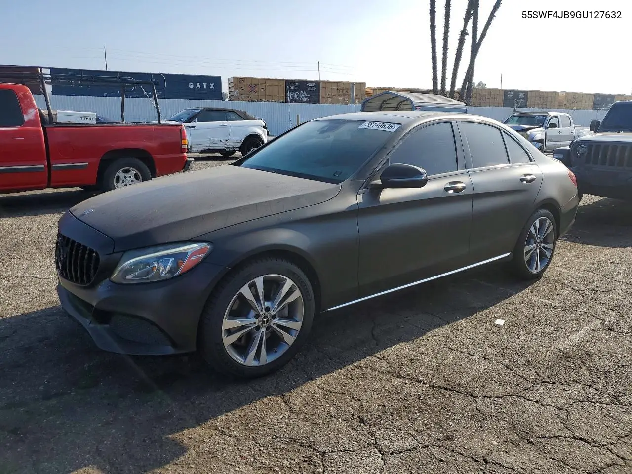 2016 Mercedes-Benz C 300 VIN: 55SWF4JB9GU127632 Lot: 58148636