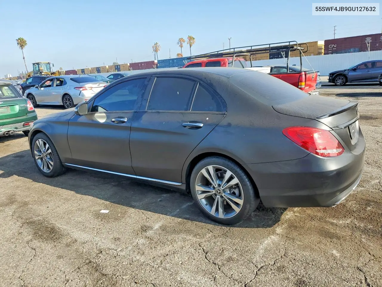 2016 Mercedes-Benz C 300 VIN: 55SWF4JB9GU127632 Lot: 58148636