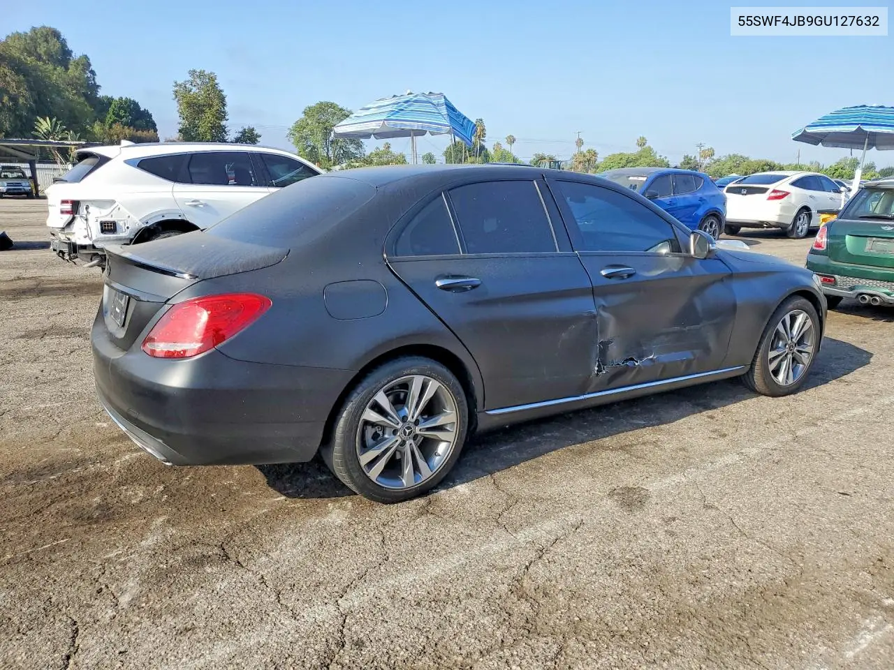 2016 Mercedes-Benz C 300 VIN: 55SWF4JB9GU127632 Lot: 58148636