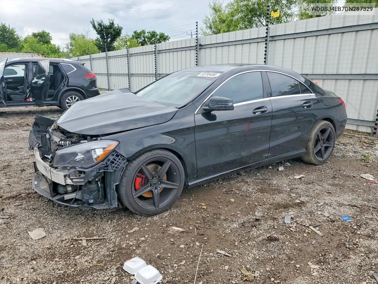 2016 Mercedes-Benz Cla 250 VIN: WDDSJ4EB7GN287329 Lot: 58158456