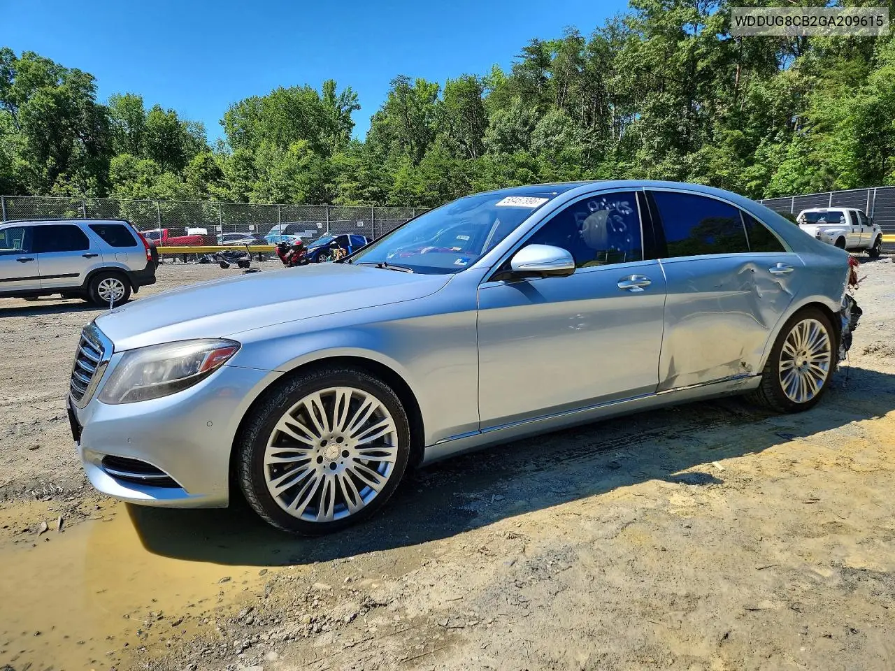 2016 Mercedes-Benz S 550 VIN: WDDUG8CB2GA209615 Lot: 58457996