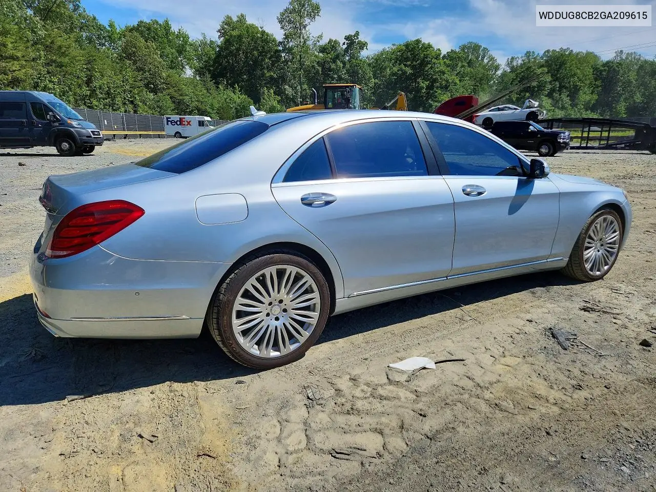 2016 Mercedes-Benz S 550 VIN: WDDUG8CB2GA209615 Lot: 58457996