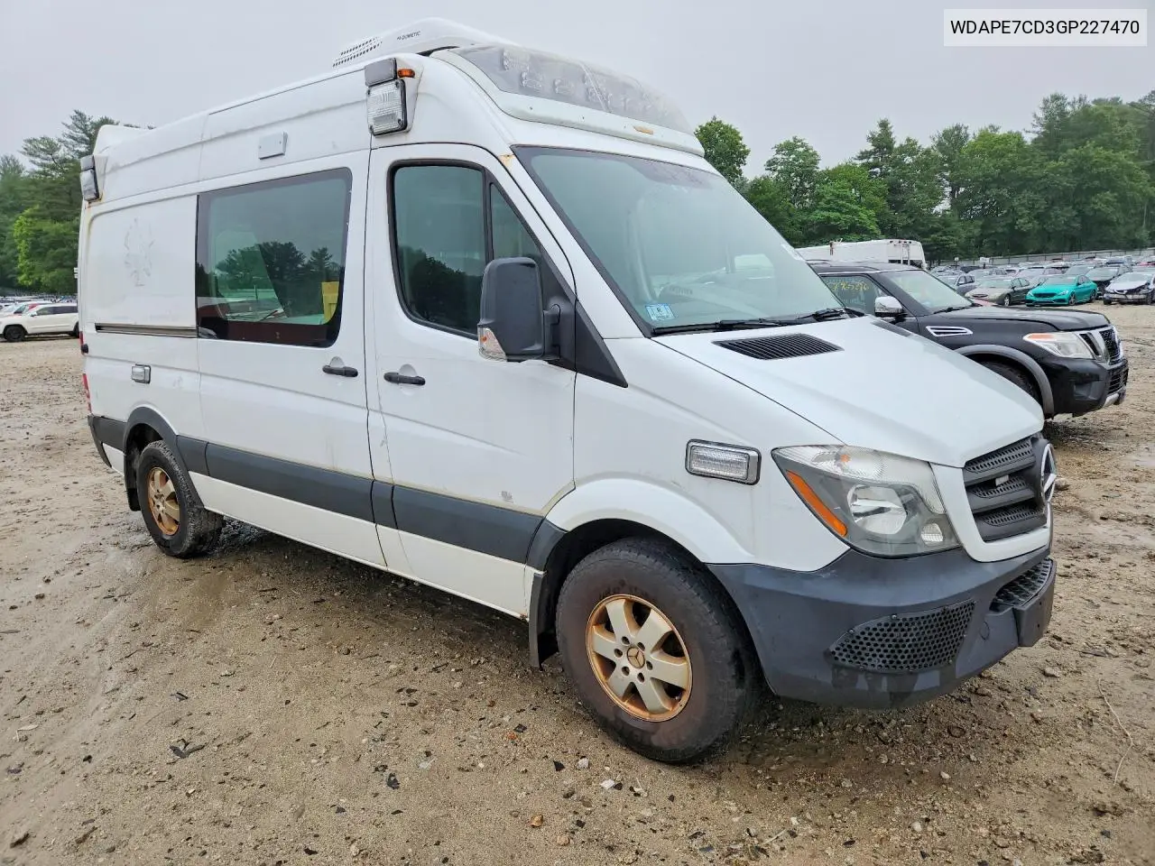2016 Mercedes-Benz Sprinter 2500 VIN: WDAPE7CD3GP227470 Lot: 58480446