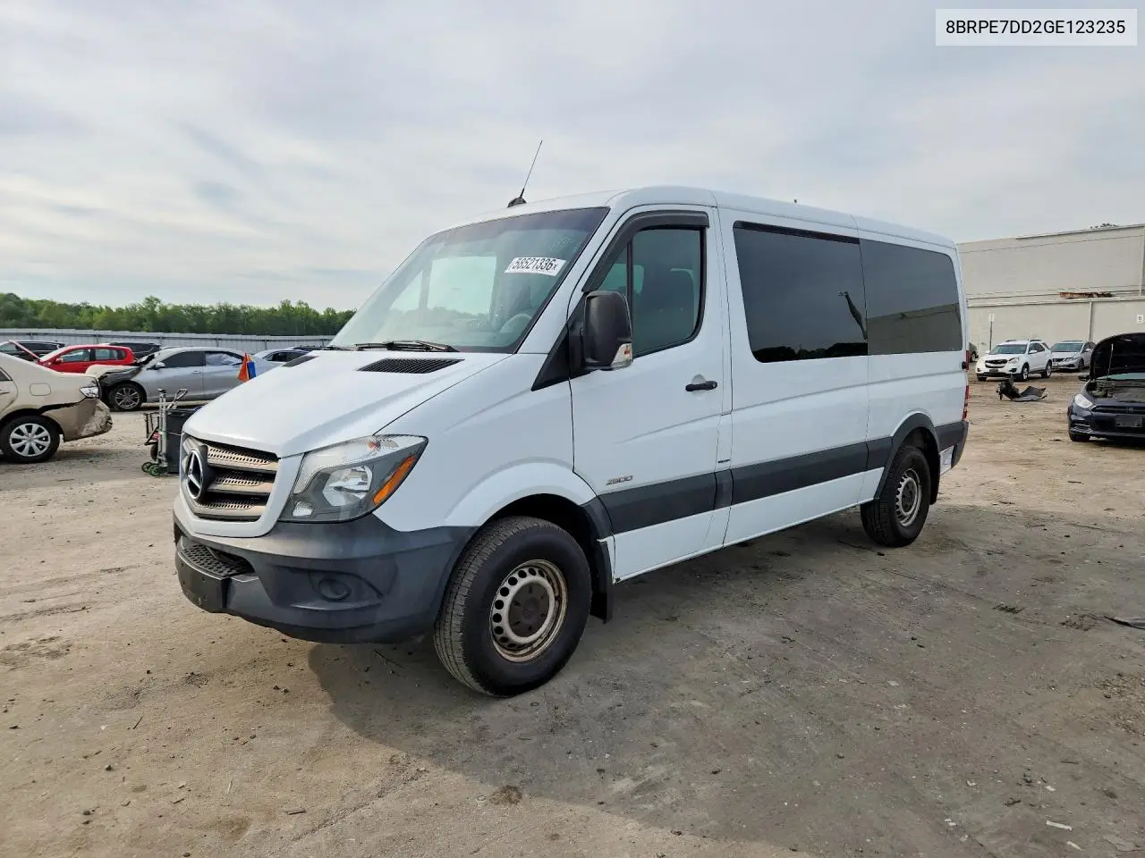 2016 Mercedes-Benz Sprinter 2500 VIN: 8BRPE7DD2GE123235 Lot: 58521336